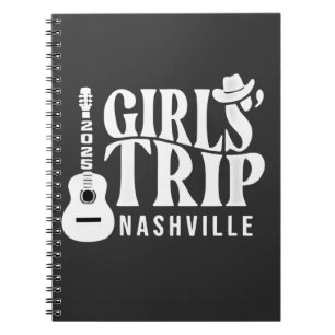 Girls Trip Nashville 2025 Vacation Summer  Notebook