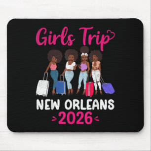 Girls Trip New Orleans 2026 Squad Matching Outfit  Mouse Pad