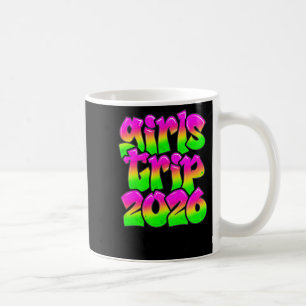 Girls Trip New Orleans Louisiana 2026 Graffiti Gre Coffee Mug