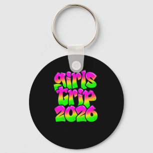 Girls Trip New Orleans Louisiana 2026 Graffiti Gre Keychain