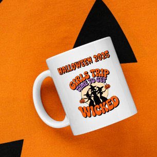 Girls Trip Retro Wicked Witch Halloween Party Coffee Mug