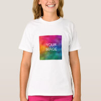 Girls TShirts Front And Back Design Add Photo