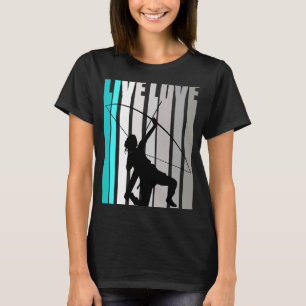 Girls Turquoise Loves Archery Birthday Archer Dist T-Shirt
