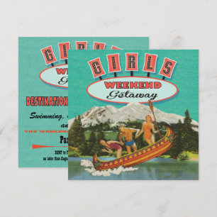 Girls Weekend Getaway Invitations
