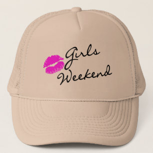 Girls Weekend (Kiss Blk) Trucker Hat