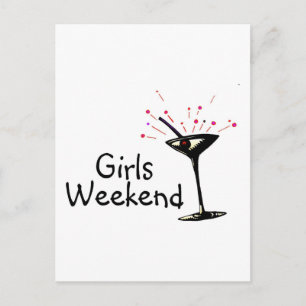 Girls Weekend Postcard