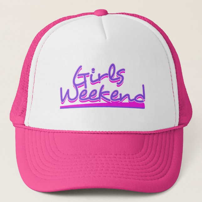 Girls weekend trucker hat (Front)