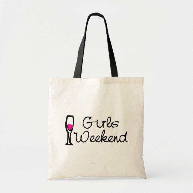 Girls Weekend (Wine) Tote Bag (Front)
