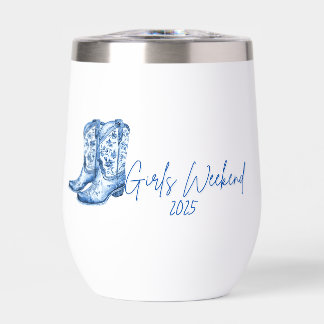 Girls Weekend Wine Tumbler - Western theme