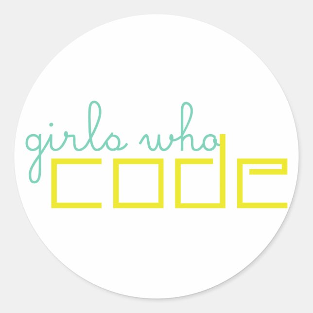 Girls Who Code Sticker (Front)