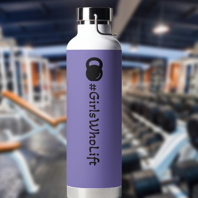 #Girls Who Lift Kettlebell Water Bottle (Creator Uploaded)
