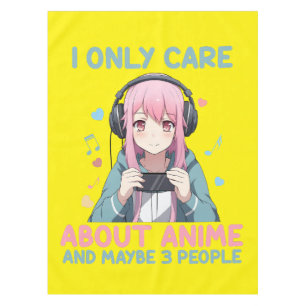Girls who love anime tablecloth