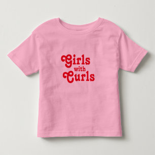 Girls With Curls Jewish Curly Hair Jewfro Afro Toddler T-shirt