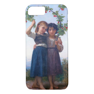 Girls with The Cherry Branch, Bouguereau Case-Mate iPhone Case