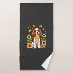Girls Women Mom Cavalier King Charles Spaniel Dog Bath Towel
