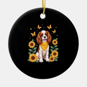 Girls Women Mom Cavalier King Charles Spaniel Dog Ceramic Ornament