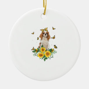 Girls Women Mom Cavalier King Charles Spaniel Dog  Ceramic Ornament