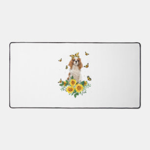 Girls Women Mom Cavalier King Charles Spaniel Dog  Desk Mat