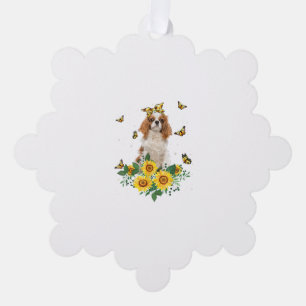 Girls Women Mom Cavalier King Charles Spaniel Dog  Ornament Card