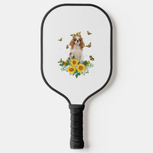 Girls Women Mom Cavalier King Charles Spaniel Dog Pickleball Paddle