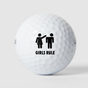 Girls Women Power gift Golf Balls