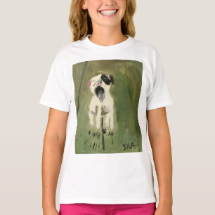 Girls' Yawning Puppy Long Sleeve T-Shirt