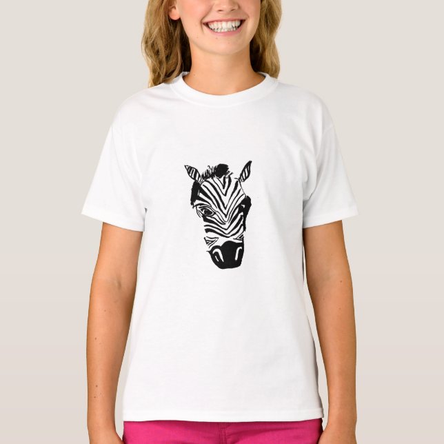 Girl's Zebra Shirt (Front)