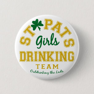 GirlsDrinkingTeam 2 Inch Round Button