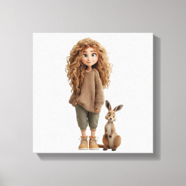 Girlstyle Canvas Print (Front)