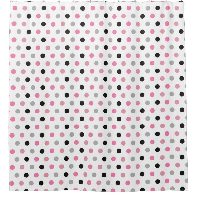 Girly and Cute Pink and White Polka Dots (Front)