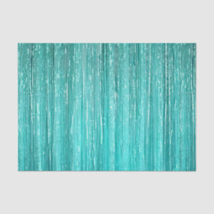 Girly Aqua Mint Glam Tinsel Stripes  Tissue Paper