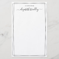 Girly Calligraphy Signature Script a Note From