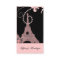 girly chic black and pink paris eiffel tower