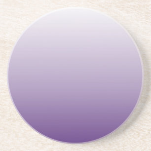 Girly Chic minimalist ombre lilac lavender purple Coaster