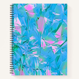 Girly Chic Romantic Soft Blue Aesthetic  Notebook