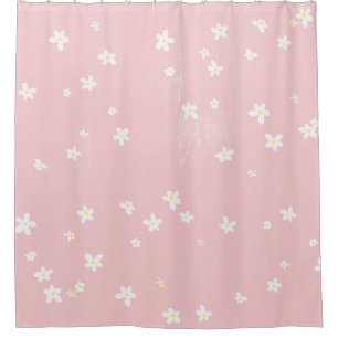 Girly Chic Stylish Pink Daisies Pattern Modern