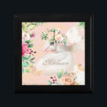 Girly Chic Watercolor Floral Unicorn Personalized Gift Box<br><div class="desc">This modern design features a pretty unicorn with a crown of watercolor flowers. Personalized with your name by editing the text in the text box provided. #unicorns #unicorn #unicornparty #unicornlove #unicornsarereal #unicornlover #unicornlife #unicornlovers #love #unicornstuff #christmas #unicorndreams #unicornvibes #unicornstyle #loveunicorns #cute #unicorngirl #unicornmagic #smallbusiness #iloveunicorns #unicornday #unicorngift #unicorngifts #birthday #horse...</div>