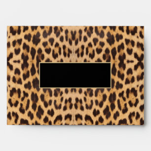 girly chic wild safari party leopard print envelope
