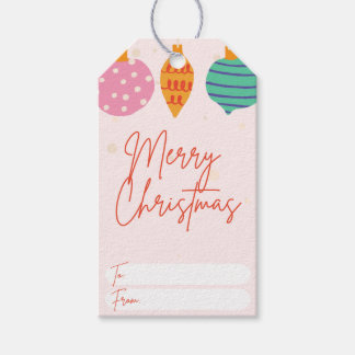 Girly Christmas Gift Tag