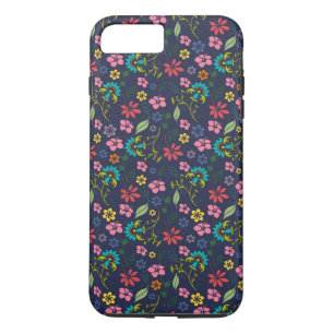 Girly Colourful Bohemian Spring Flowers Case-Mate iPhone Case