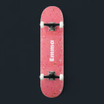 Girly Colourful Sparkle glitter with Name for teen Skateboard<br><div class="desc">Colourful Sparkle glitter with Name for teens skateboard ideal for any occasion,  celebration or birthday,  and great gift for teens!</div>