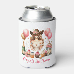 Girly Cowgirl Rodeo Can Cooler
