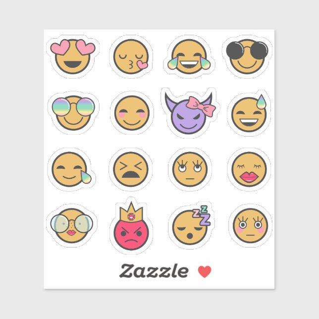 Girly Cute Emojis (Sheet)