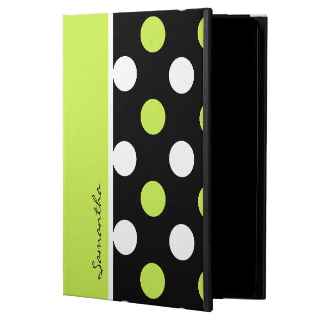 Girly Damask and Polka Dot 2 Patterns Powis iPad Air 2 Case (Front)