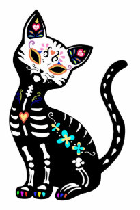 Day Of The Dead Cat Gifts On Zazzle Ca