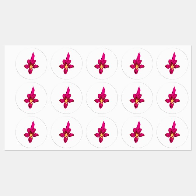 Girly Design, Light Gold, Purplish Red (Sheet)