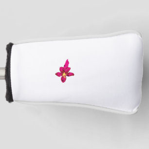 Girly Design, Light Gold, Purplish Red Golf Head Cover