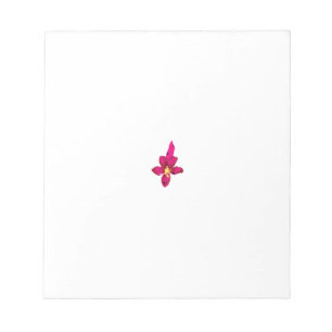 Girly Design, Light Gold, Purplish Red Notepad