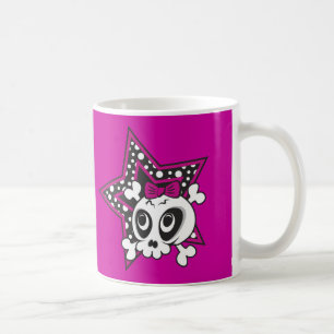 Girly Emo Skull Coffee Mug