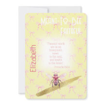 Girly Faith Pink Coquette Yellow Bee